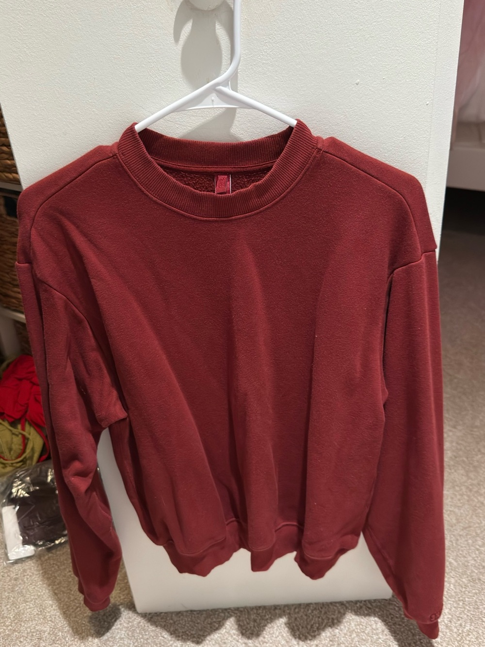 Skims Cotton Fleece Crewneck
